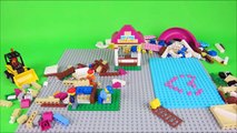 Construire ville amis enfants jouer piscine examen idiot jouets Lego heartlake