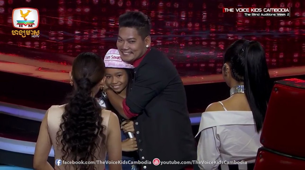 ឈឹម ជូលីណា - How Far I ll Go (The Blind Auditions Week 2   The Voice Kids Cambodia 2017)