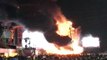 Пожар на музыкальном фестивале в Барселоне