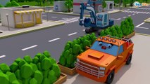 Learn Excavator - Toys Trucks For Kids - Children Video 3D Animation Cars & Truck Stories