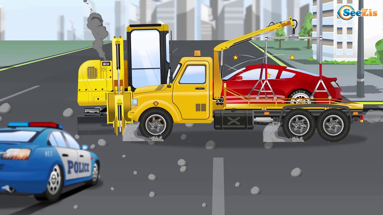 Voiture de Course Formule 1 - Dessin animé pour bébés - Voitures Pour Enfants