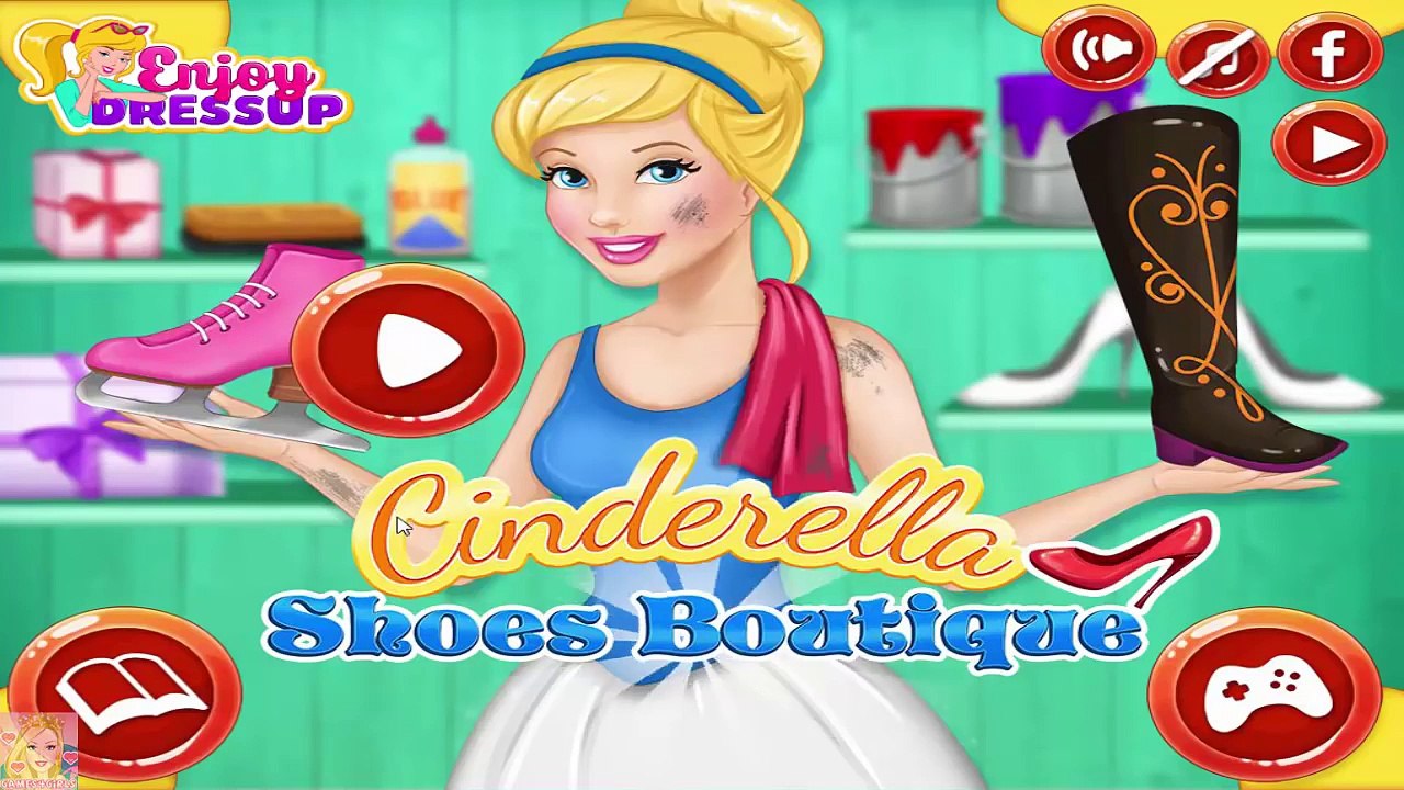 Et Cendrillon Jeu Princesse chaussures Boutique disney elsa anna rapunzel