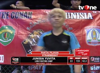 One Pride MMA Straw Weight, Melpida Sitohang VS Junisia Y