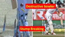 Best Destructive Pace Bowling in Cricket ● Stumps broken