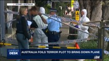 i24NEWS DESK| Australia foils terror plot to bring down plane | Sunday, July 30th 2017
