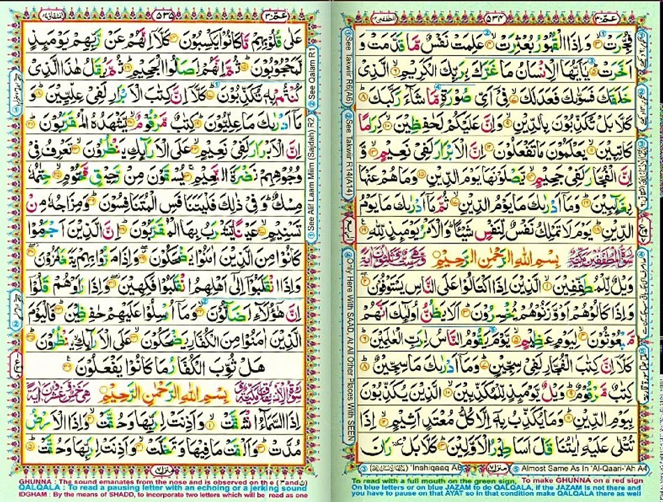 Juz, Para, Chapter 30 . What،  جز، پارہ، عَمّ