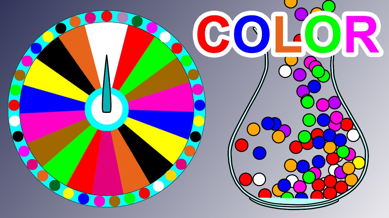 Learn Colors Bubble Gumball Candy Machine For Kids Children Toddlers Nursery Rhymes | How To Learn English Animation