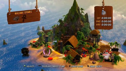 Crash Bandicoot N. Sane Trilogy - XBox One UI Menù