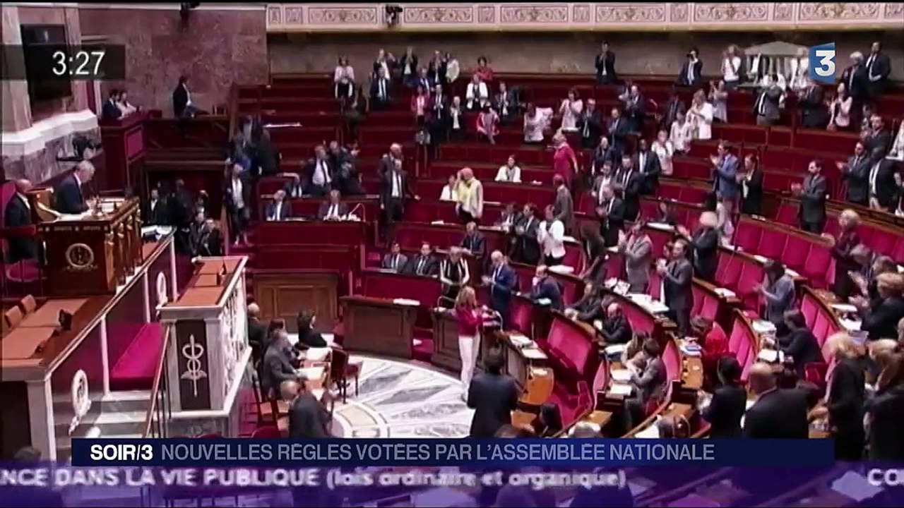 Assemblée : le projet de loi de moralisation de la vie politique adopté
