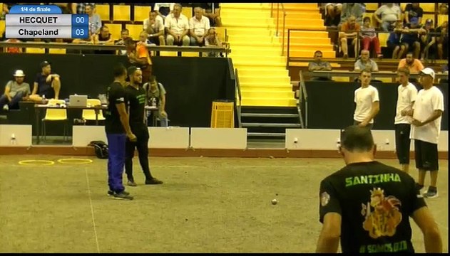 Mondial des Volcans à Clermont-Ferrand : 1/4 de finale HECQUET vs CHAPELAND