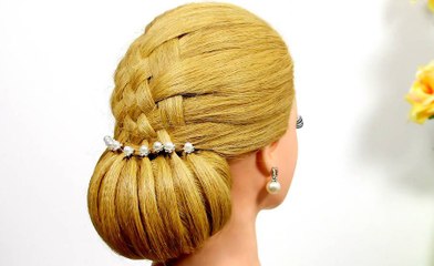 Easy Hairstyle Tutorial Elegant Bun