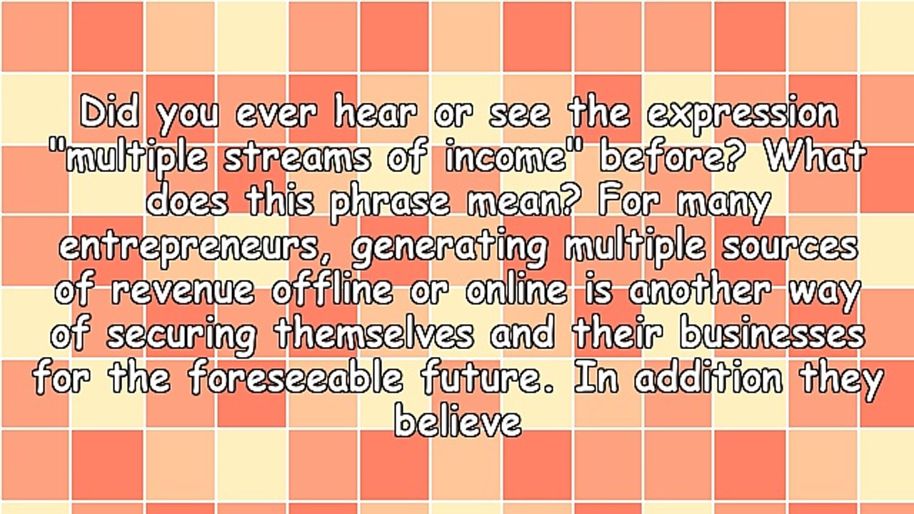 How To Generate Several Sources Of Affiliate Marketing Revenue