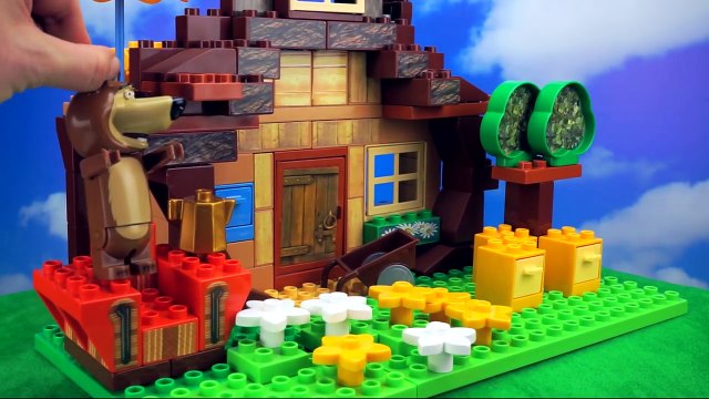 МАША И МЕДВЕДЬ - ВЕСЁЛОЕ ВИДЕО ДЛЯ ДЕТЕЙ Конструктор BIG как LEGO. Masha and The Bear