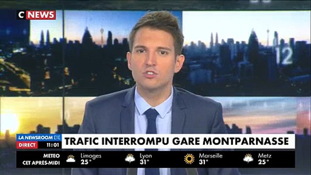 SNCF : le trafic des trains totalement interrompu à la gare Montparnasse