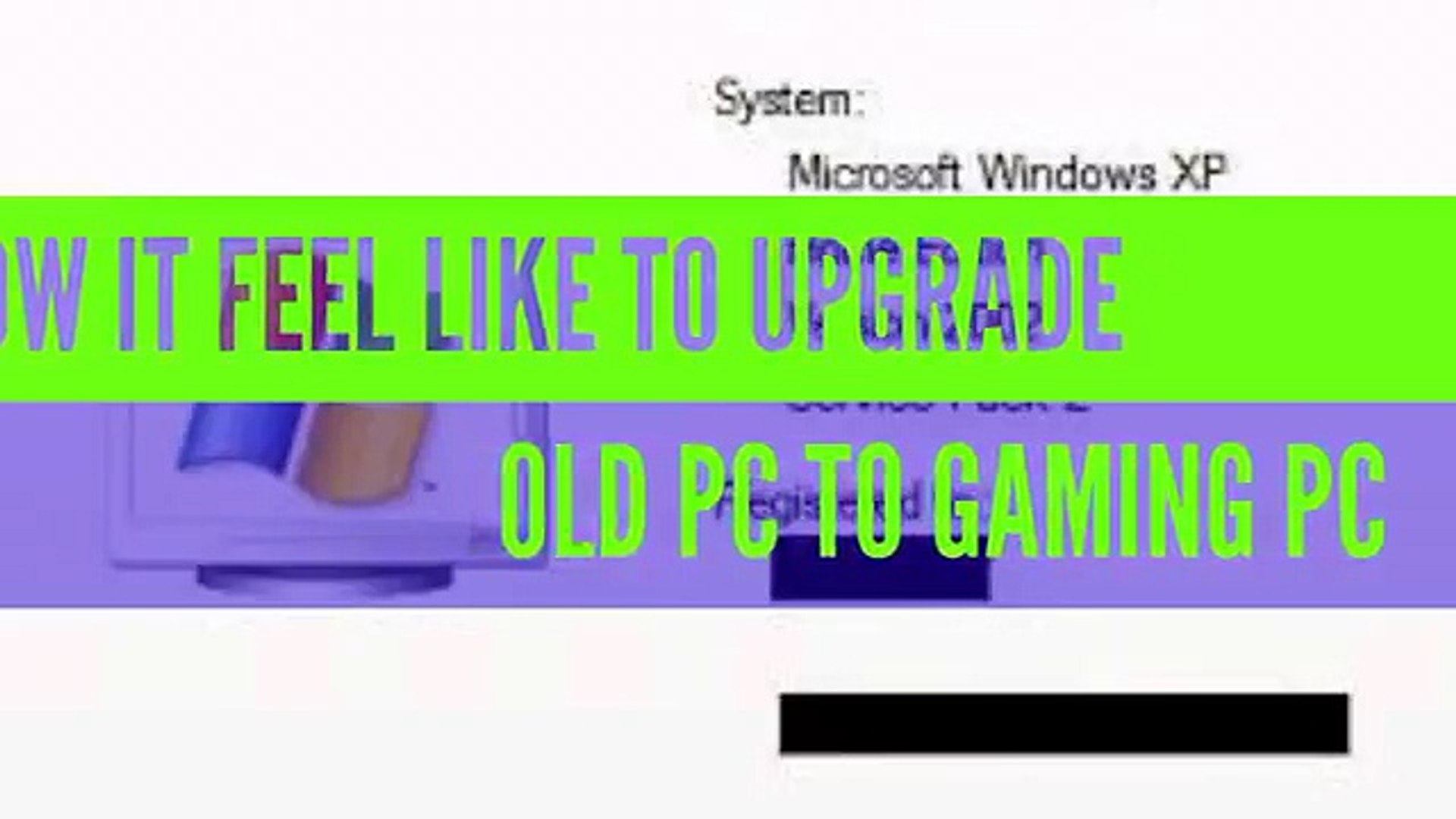 ⁣How it feel like to upgrade old PC to gaming PC(360p)