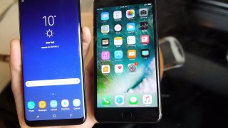 Samsung Galaxy S8+ vs iPhone 7 Plus Boiling Hot Water Test