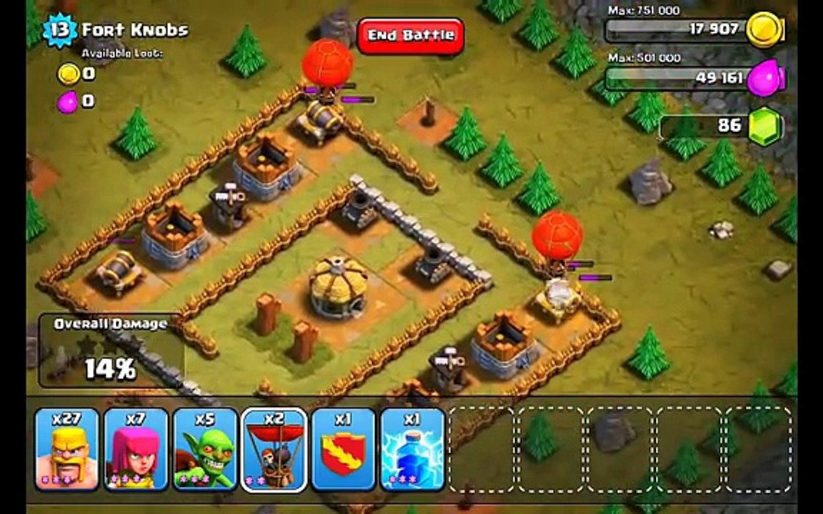 Clash of Clans Level 16 - Fort Knobs
