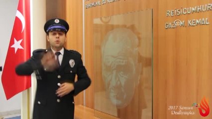 Emniyet Işitme Engelli Sporcuları Kutladı