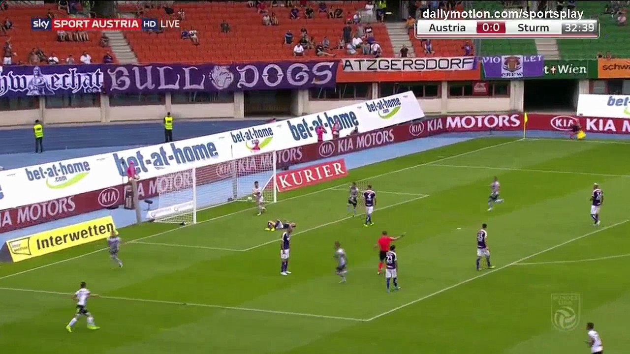 Philipp Huspek Goal HD - Austria Vienna 0 - 1 Sturm Graz - 30.07.2017 (Full Replay)
