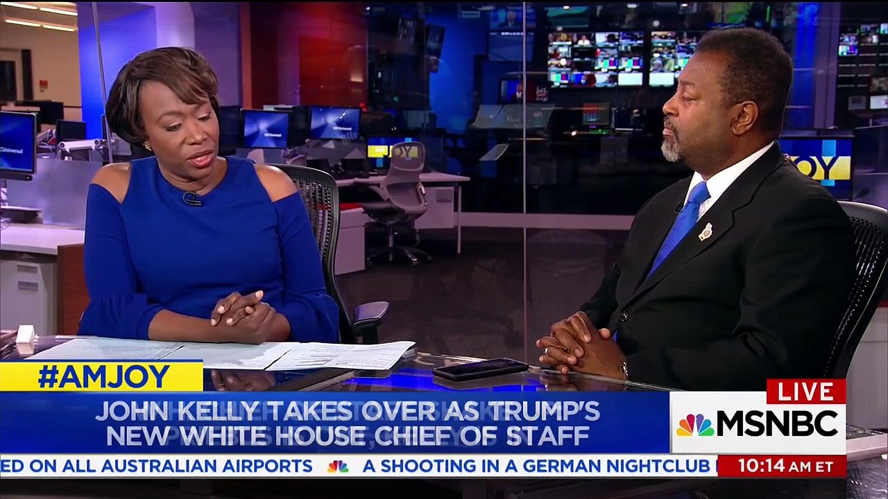 Kelly 'might have to be the guy who tackles him': Joy Reid guest defines why Trump is building an authoritarian admin