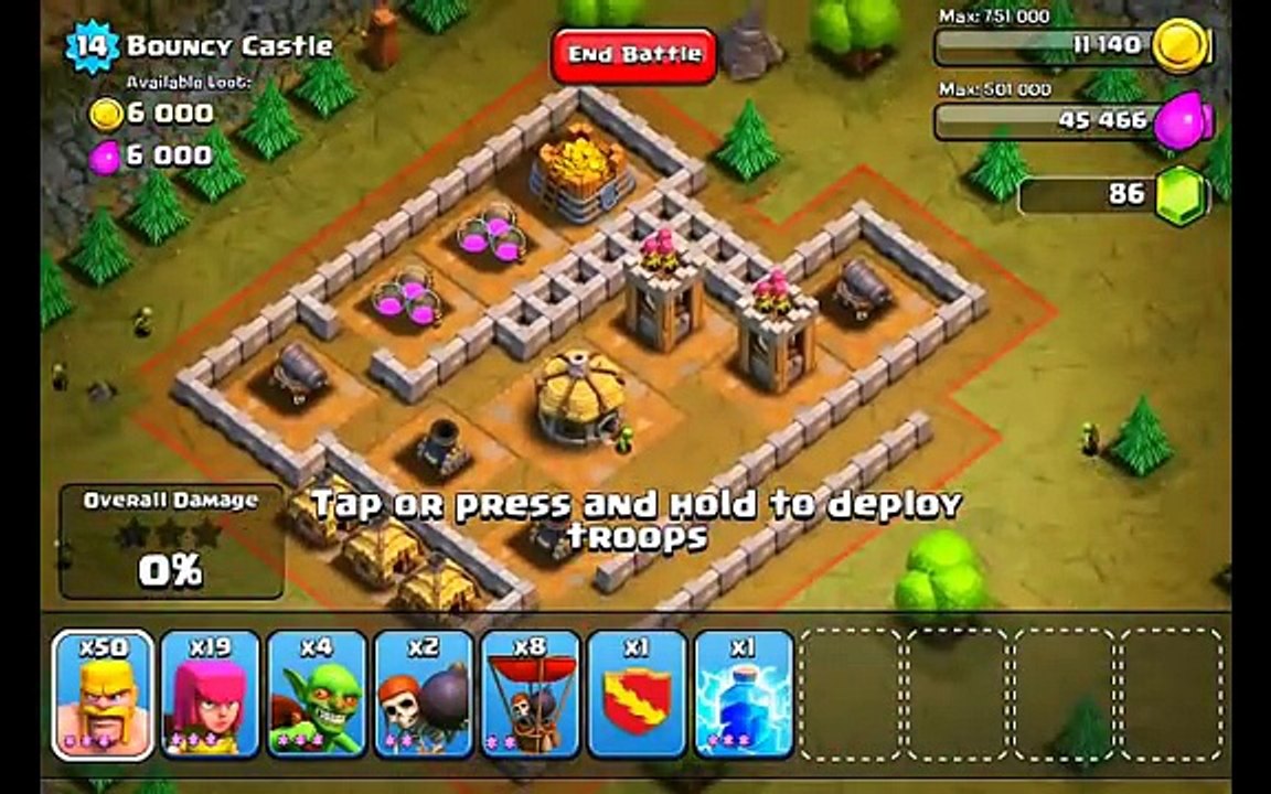 Clash of Clans Level 20 - Bouncy Castle