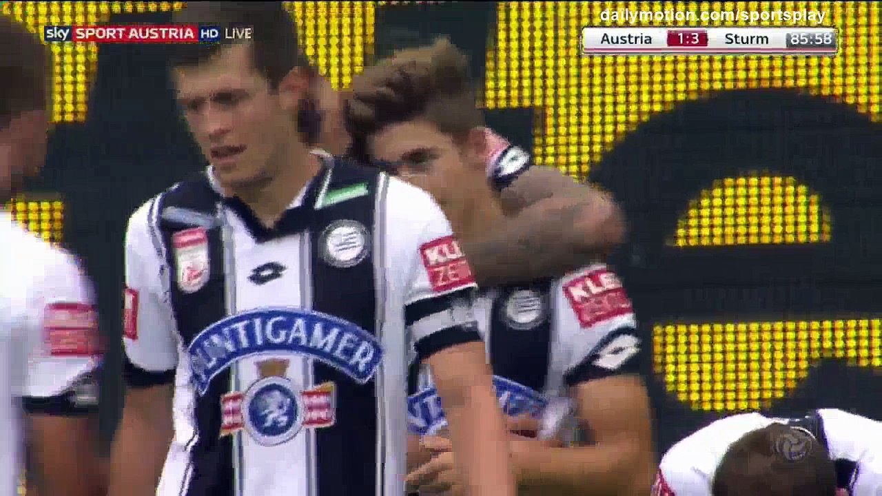 Romano Schmid Goal HD - Austria Vienna 1 - 3 Sturm Graz - 30.07.2017 (Full Replay)