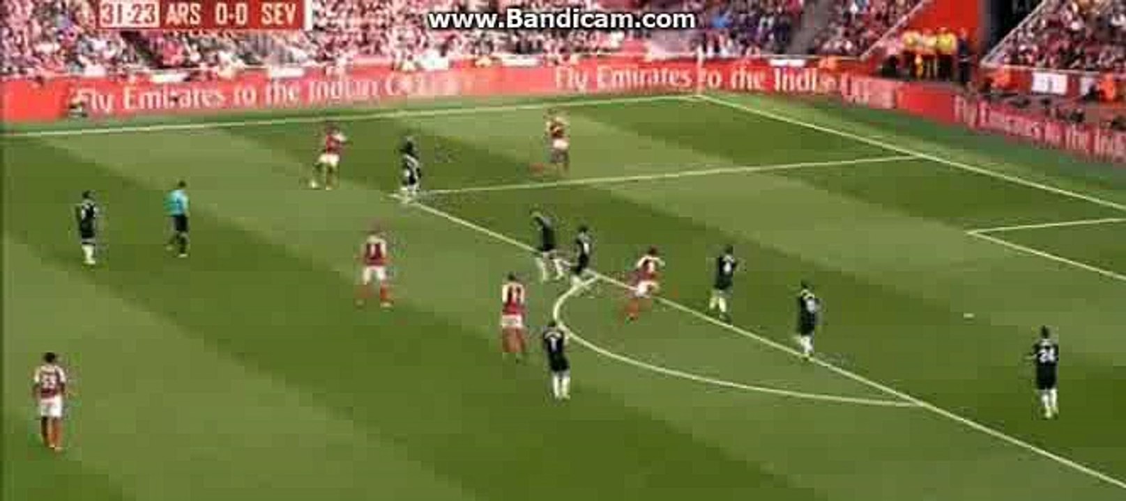 Aaron Ramsey Amazing Chance HD - Arsenal Vs Sevilla - 30.07.2017 HD