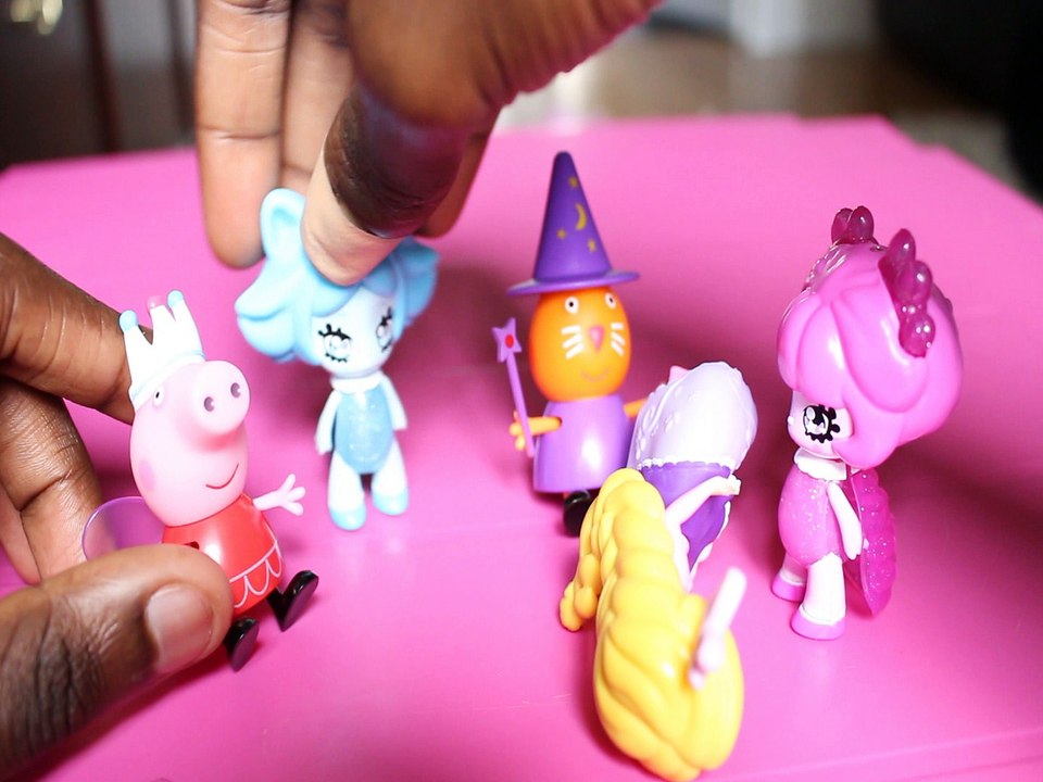 PEPPA PIG WANTS TO BE A PRINCESS  THE GLIMMIES SPINOSITA LAVOONIA RAPUNZEL CANDY SPIDERMAN Toys BABY Videos, DISNEY , PI