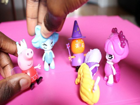 PEPPA PIG WANTS TO BE A PRINCESS THE GLIMMIES SPINOSITA LAVOONIA RAPUNZEL CANDY SPIDERMAN Toys BABY Videos, DISNEY , PI