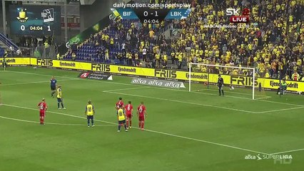 Jan Kliment penalty Goal HD - Brondby 1 - 1 Lyngby - 30.07.2017