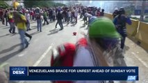 i24NEWS DESK | Venezuelans brace for unrest ahead of Sunday vote | Sunday, July 30th 2017