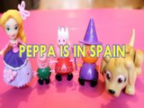 PEPPA PIG IS IN SPAIN PRINCESS RAPUNZEL GEORGE CANDY PETS PARADE DISNEY Toys BABY Videos, NICKELODOEN