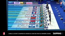 Camille Lacourt champion du monde du 50m dos pour sa dernière course (vidéo)
