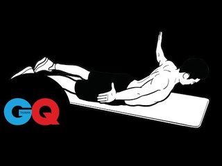 GQ active l 3步驟練出完美線條-臥姿飛鳥