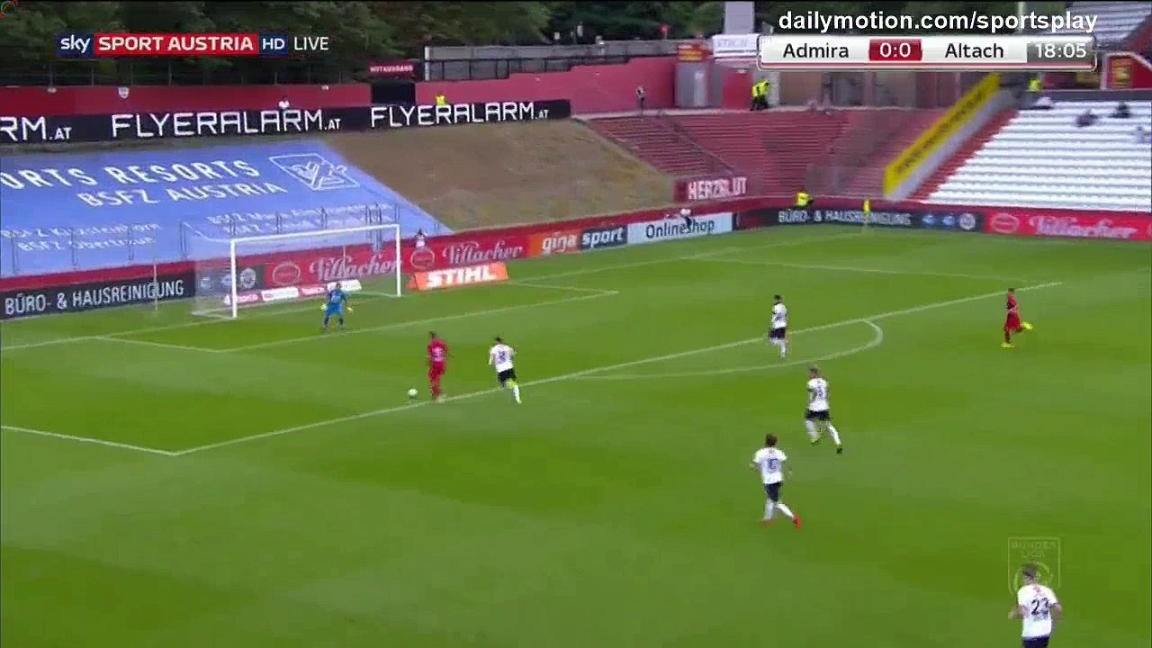 Lukas Grozurek Goal HD - Admira 1 - 0 Altach - 30.07.2017 (Full Replay)