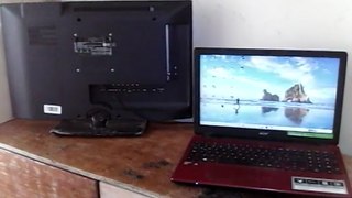 Conectar una Laptop a una Pantalla LED