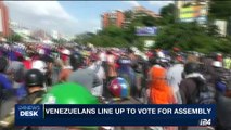 i24NEWS DESK | Venezuelans line up to vote for assembly | Sunday, July 30th 2017