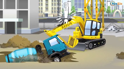 Real Cement Mixer Truck - Car Construction - New Trucks For Children