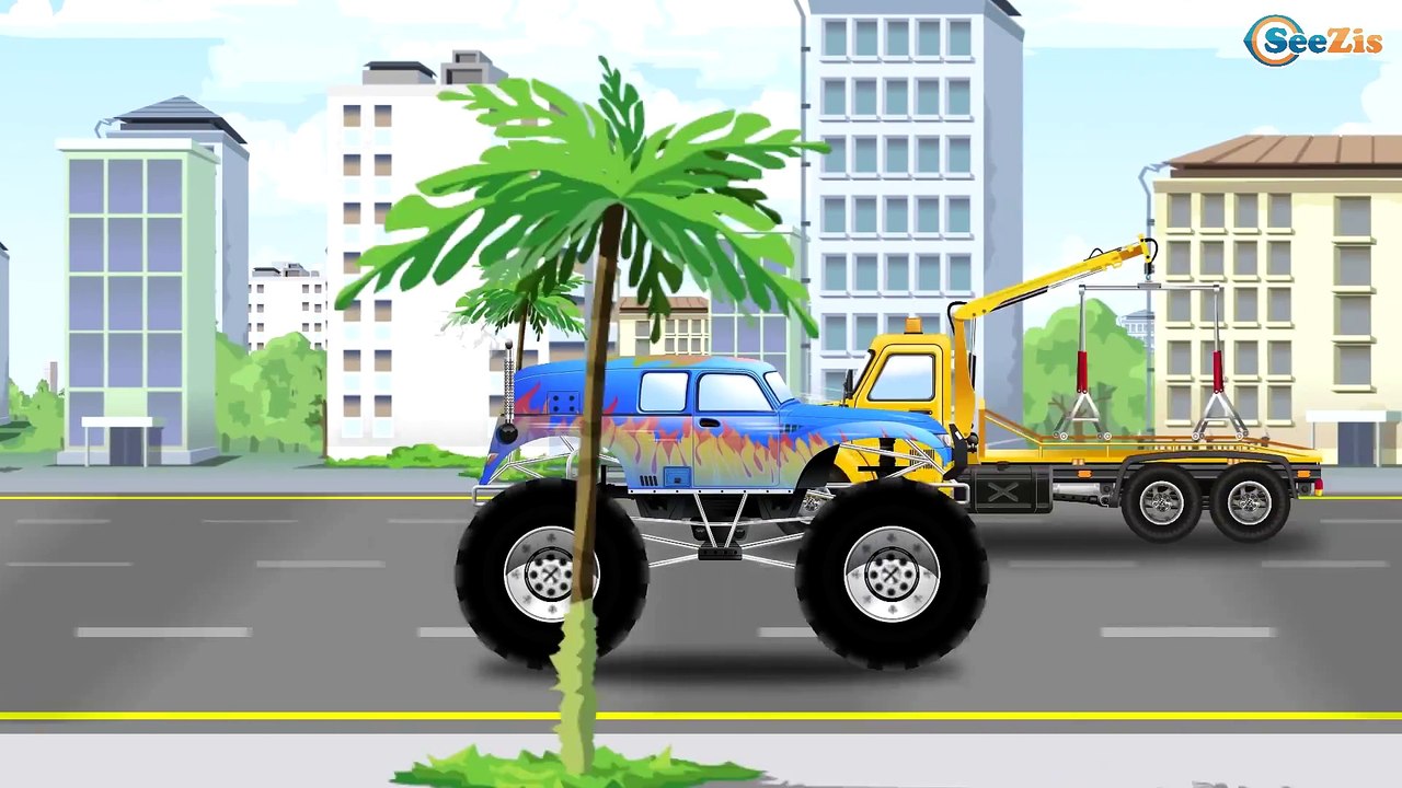 Kids Real Car Ambulance and The Red Fire Truck 1 Hour Compilation Emergency Vehicles Cartoon