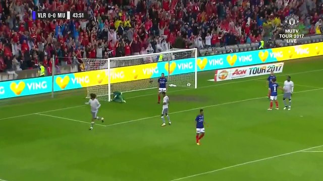 0-1 Marouane Fellaini Goal - Valerenga 0 - 1 Manchester United - 30.07.2017 (Full Replay) [HD]