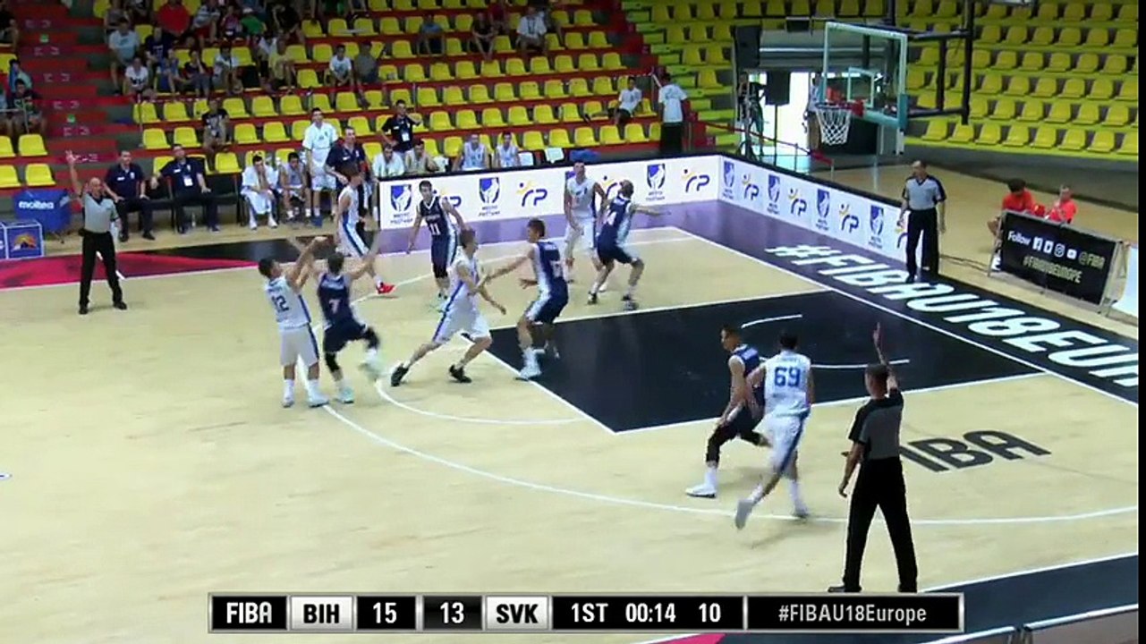 Sani Čampara - 20 poena protiv Slovačke (U-18) (30.7.2017)