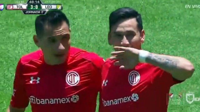Rubens Sambueza GOAL HD - Toluca 3-0 León 30.07.2017
