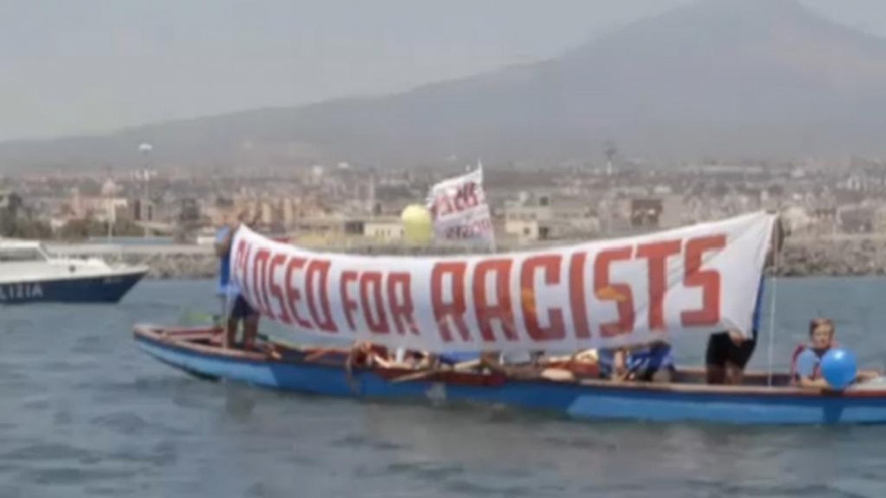 Seeblockade: Catania wehrt sich gegen das 'Schiff der Schande'