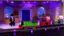 Calicot maison maison escroquerie avec bestioles fr dans porc piscine Peppa vacances de jouets Playmobil