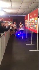 Austria Women NT After Winning Against Spain!