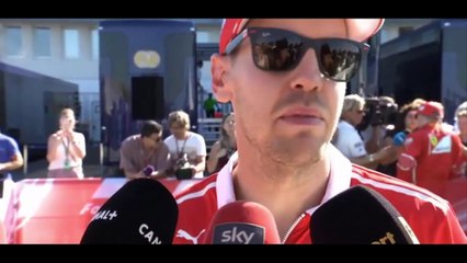 INTERVISTA VETTEL post F1 GP Ungheria 2017 - "Avevo il volante storto , è stata dura !"