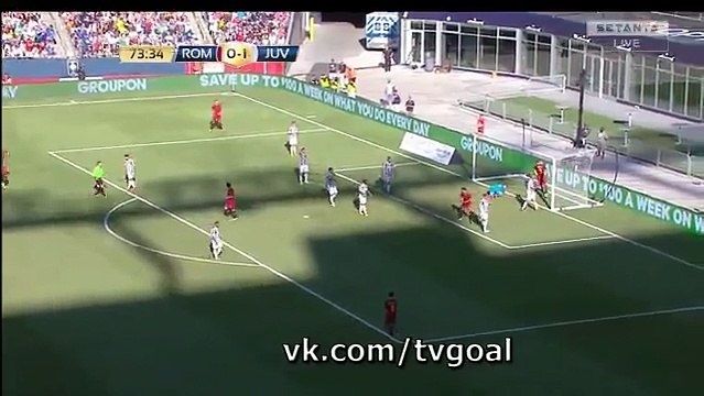 Edin Dzeko Goal - Roma 1-1 Juventus - 30.07.2017