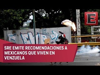 Alerta SRE a mexicanos que viven en Venezuela