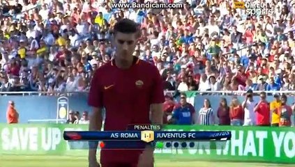 All Penalty shoot out  HD AS Roma  4-5  Juventus FC   30.07.2017