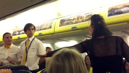 GROUP OF GIRLS GET KICKED OUT AND ARRESTED ON RYANAIR FLIGHT (INSANE)